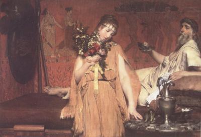 Alma-Tadema, Sir Lawrence Between Hope and Fear (mk23) china oil painting image